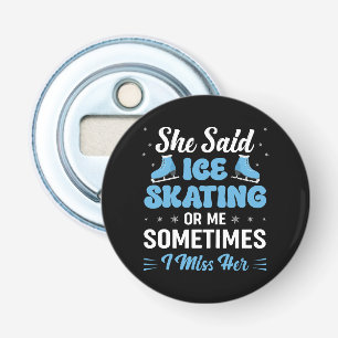 Cute Ice Rink Synchronized is Calling Button Flesopener