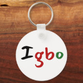 Cute Igbo Graphic Sleutelhanger (Voorkant)