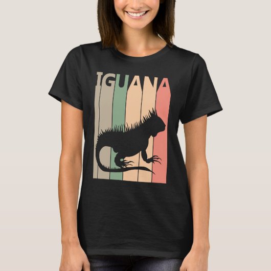 Cute Iguana Animal T-shirt (Voorkant)