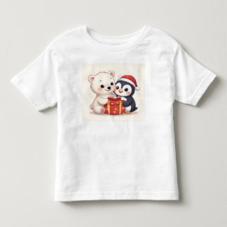 Cute IJsbeer Pinguïn Baby Jersey T-shirt