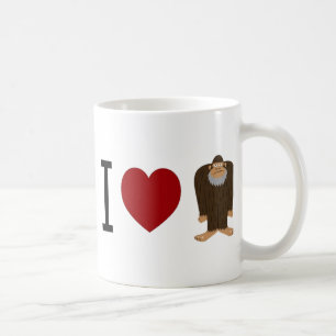 CUTE! IK HOOR VAN <3 BIGFOOT-design — Vindende B Koffiemok