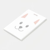 Cute Illustrated Dog Post-it® Notes (Schuin)