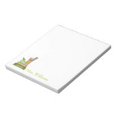 Cute Illustrated Teachers Books Teacher Notitieblo Notitieblok (Gedraaid)