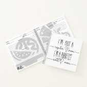 Cute I'm purfect cat mama typografie Notitieboek (Binnen)