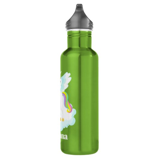 Cute Imaginaire licorne ajouter nom bouteille d'ea (Droite)