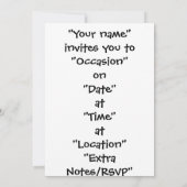 Cute Inchworm met een idee Kaart (Achterkant)