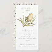 Cute Inheemse Banksia Bloemige Verjaardagsuitnodig Bedankkaart (Voorkant / Achterkant)