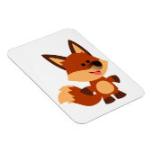 Cute Innocent Cartoon Fox Flexible Magnet Magneet (Rechterzijde)
