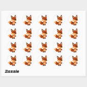 Cute Innocent Cartoon Fox Sticker (Vel)