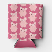 Cute Inquisitive Cartoon Pigs Can/Bottle Glacière (Devant)