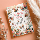 Cute Insects Bugtastic Festive Kids Birthday Party Kaart