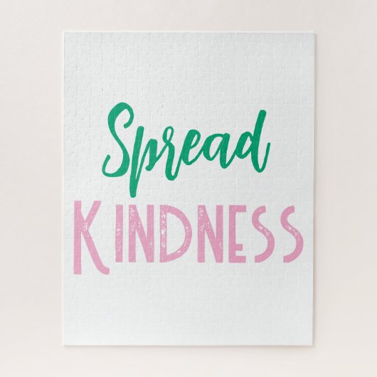 Cute Inspirational Spread Kindness Puzzles Legpuzzel (Verticaal)