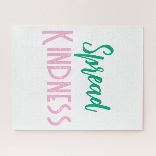 Cute Inspirational Spread Kindness Puzzles  Legpuzzel (Horizontaal)