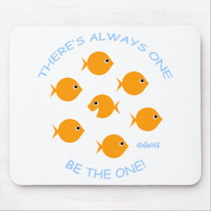 Cute Inspirerend Goldfish Mousepad Muismat