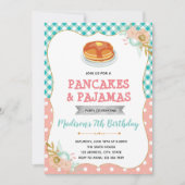 Cute invitation crêpes et pyjamas (Devant)