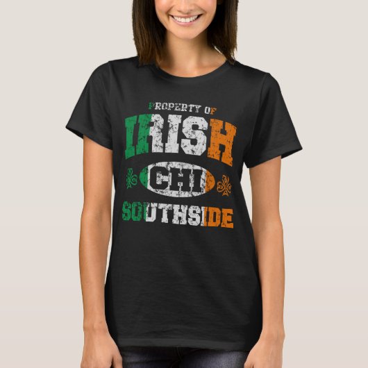 Cute  Irish Chicago South Side Pride T-shirt (Voorkant)