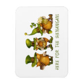 Cute Irish Gnomes Custom Happy St Patrick's Day Magneet (Verticaal)