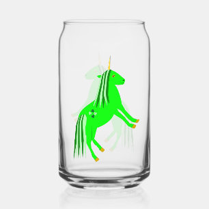 Cute Irish Green et Gold Unicorn
