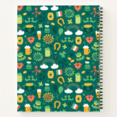 Cute Irish Icon Pattern Notitieboek (Achterkant)