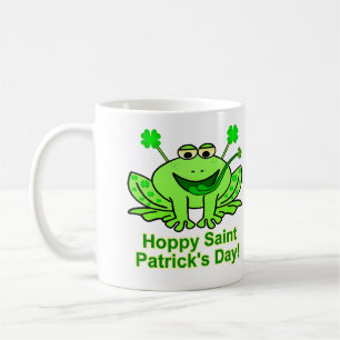 Cute Irish Saint Patrick's Day Frog Koffiemok