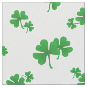 Cute Irish Shamrock Pattern Stof (Close Up)