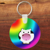 Cute Irregular Moo Sleutelhanger (Voorkant)