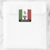 Cute Itaian pizza chef ajouter message autocollant (Sac)