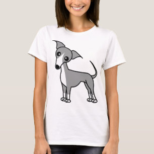 Cute Italy Greyhound - Grey T-shirt