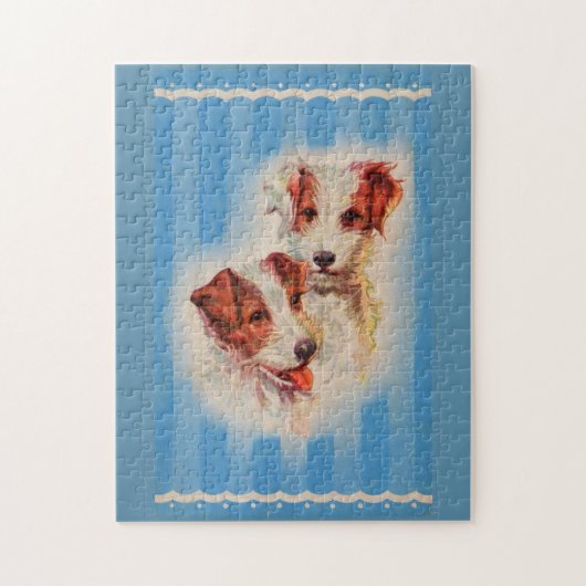 CUTE Jack Russell-doodsbange Legpuzzel (Verticaal)