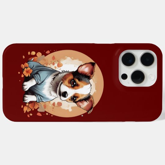 Cute Jack Russell Puppy Case-Mate iPhone Case (Achterkant (horizontaal))