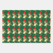 Cute Jack Russell Terrier Kerstmis Inpakpapier Vel (Voorkant 2)