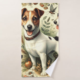 Cute Jack Russell Terrier Vintage