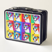 Cute Jack Russell Terriers in pop-stijl (Achterkant)