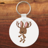 Cute Jackalope Sleutelhanger (Voorkant)