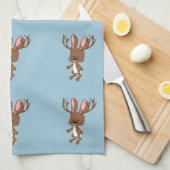 Cute Jackalope Theedoek (Quarter Fold)