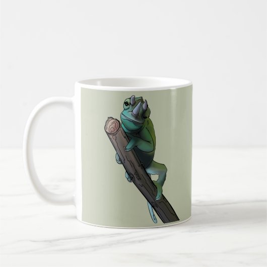 Cute Jackson's Chameleon Koffiemok (Links)