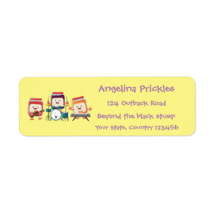 Cute jam Session cartoon Musician humor Etiket