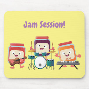Cute jam Session cartoon Musician humor Muismat