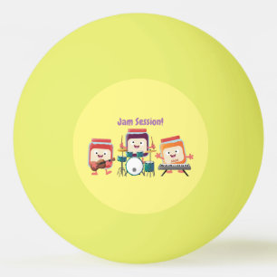 Cute jam Session cartoon Musician humor Pingpongballen
