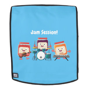 Cute jam Session cartoon Musician humor Rugtassen