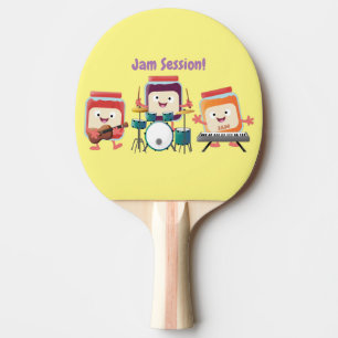Cute jam Session cartoon Musician humor Tafeltennisbatje