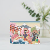 Cute Japan Briefkaart (Staand voorkant)