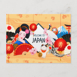 Cute Japan Briefkaart