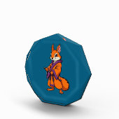 Cute Japanese Samurai Squirrel Fotoblokken (Rechts)