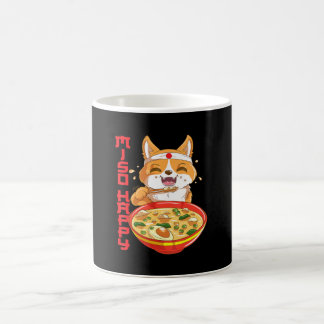 Cute Japanese Shiba Inu Dog Miso Soup Koffiemok