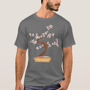 Cute Japans Bonsai Sakura Cherry Blossom Kawaii T-shirt