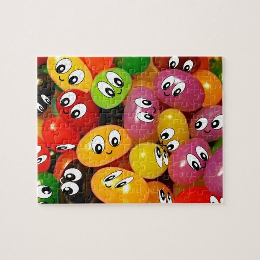 Cute Jelly Bean Legpuzzel (Horizontaal)