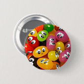 Cute Jelly Bean Ronde Button 5,7 Cm (Voorkant /achterkant)