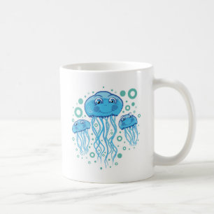 Cute Jellyfish Koffiemok