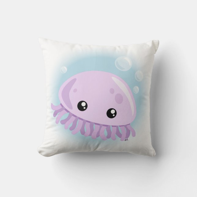 Cute Jellyfish Sierkussen (Voorkant)